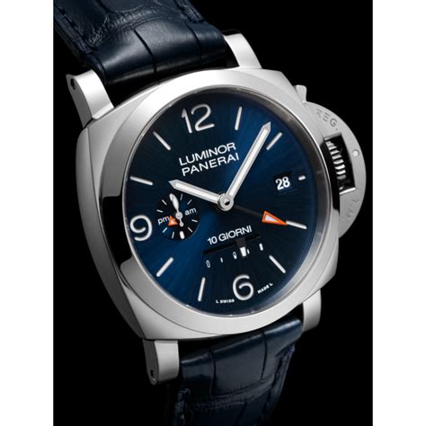 Panerai Luminor Dieci Giorni GMT : cadran bleu captivant et .